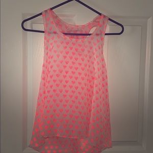 Aéropostale super cute heart top